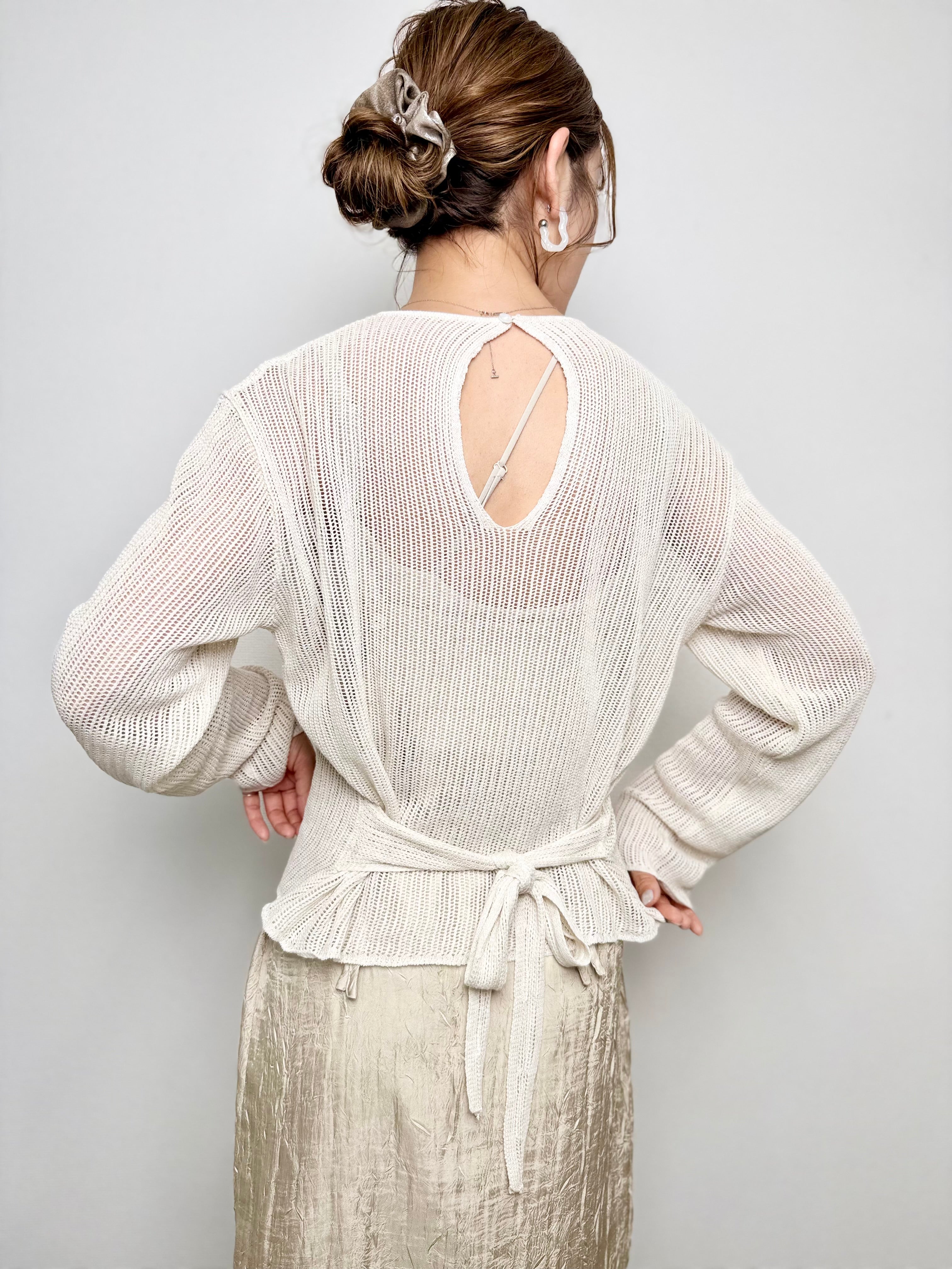 3WAY LAYERED SHEER KNIT