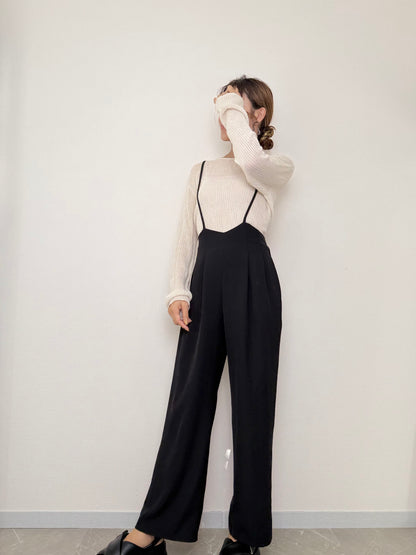 ハイウエストサロペット