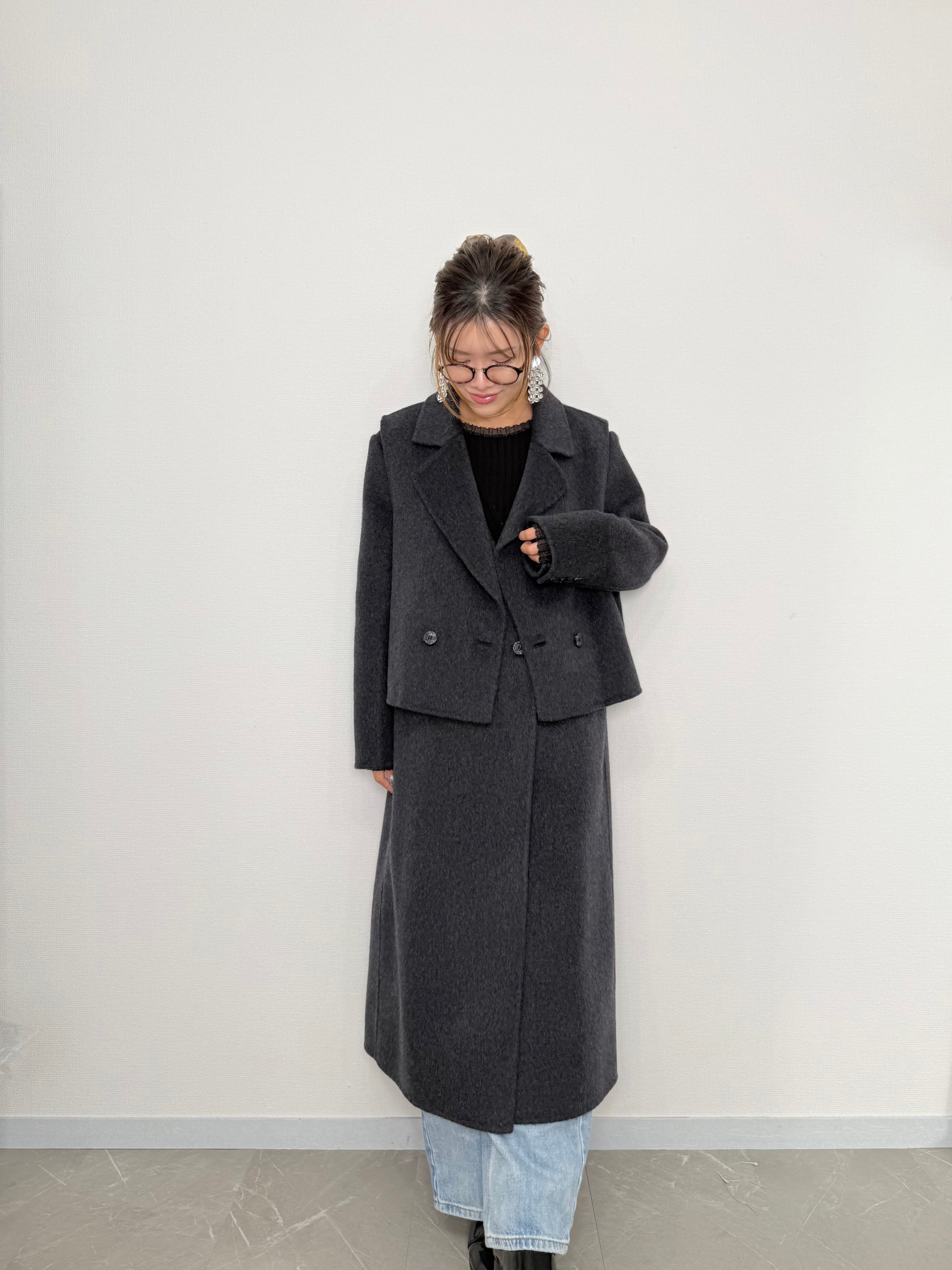 VEST DOCKING WOOL COAT