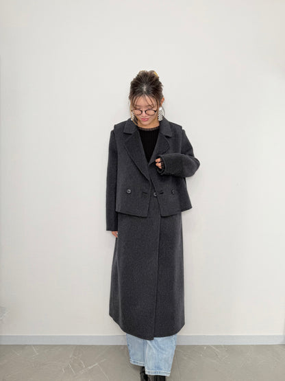 VEST DOCKING WOOL COAT