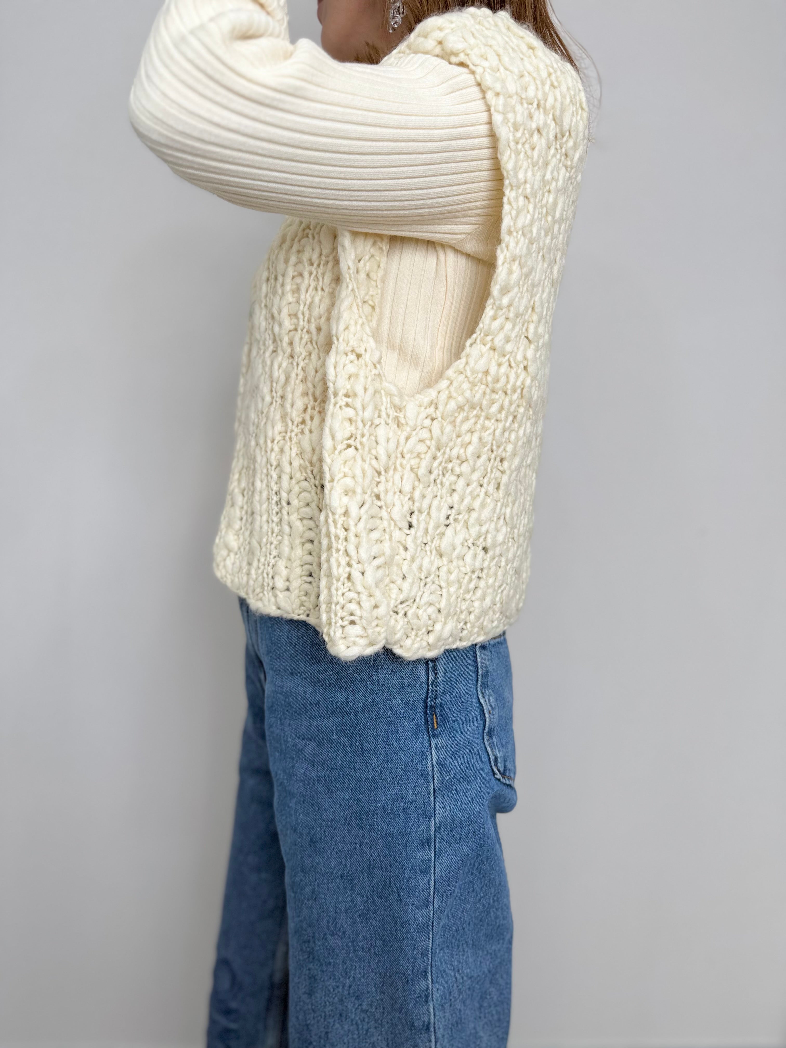 HAND KNIT VEST