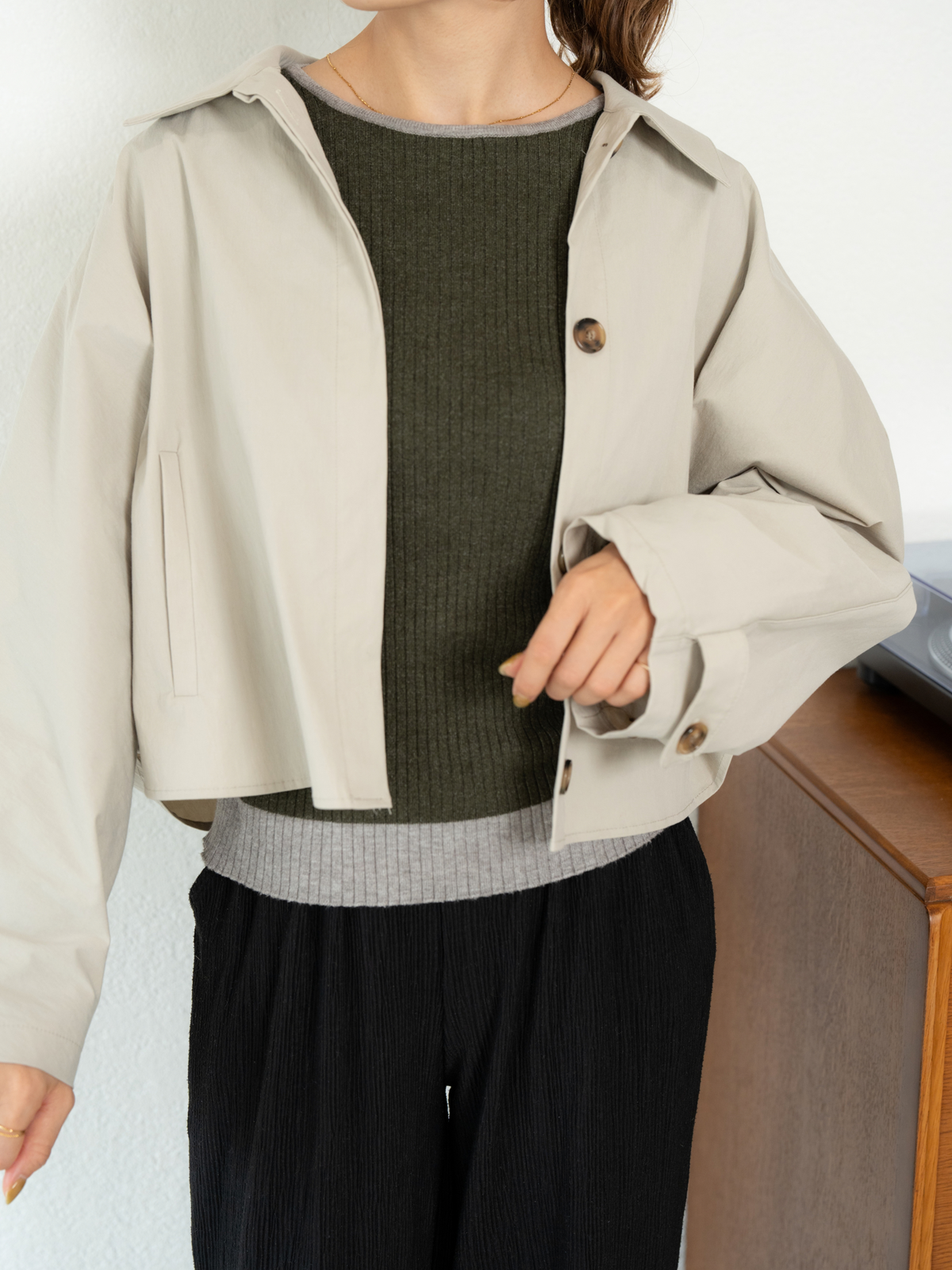 SHORT TRENCH COAT【9/25(金)〜 販売】