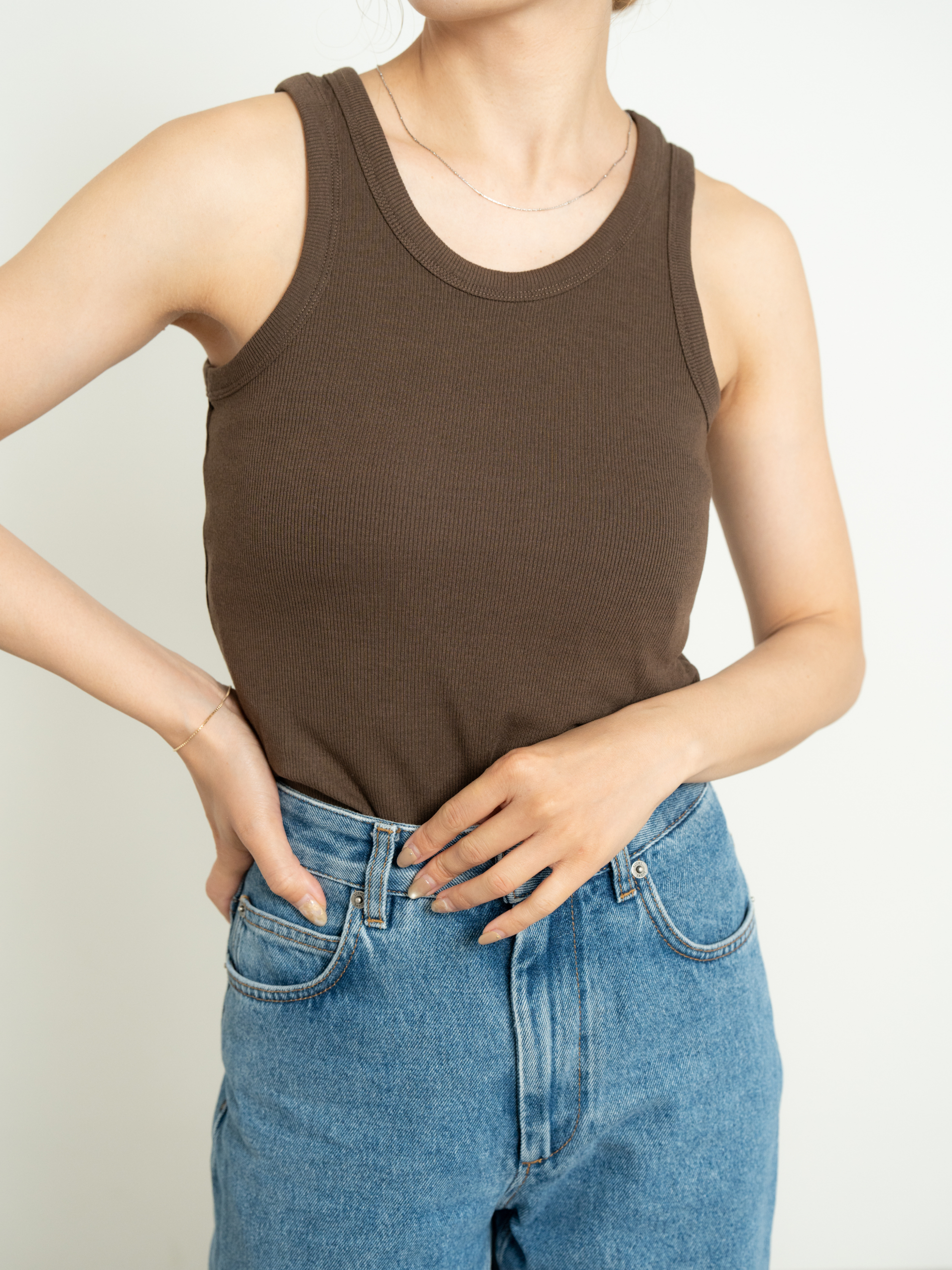 SHIRRED SHEER TANK TOP SET