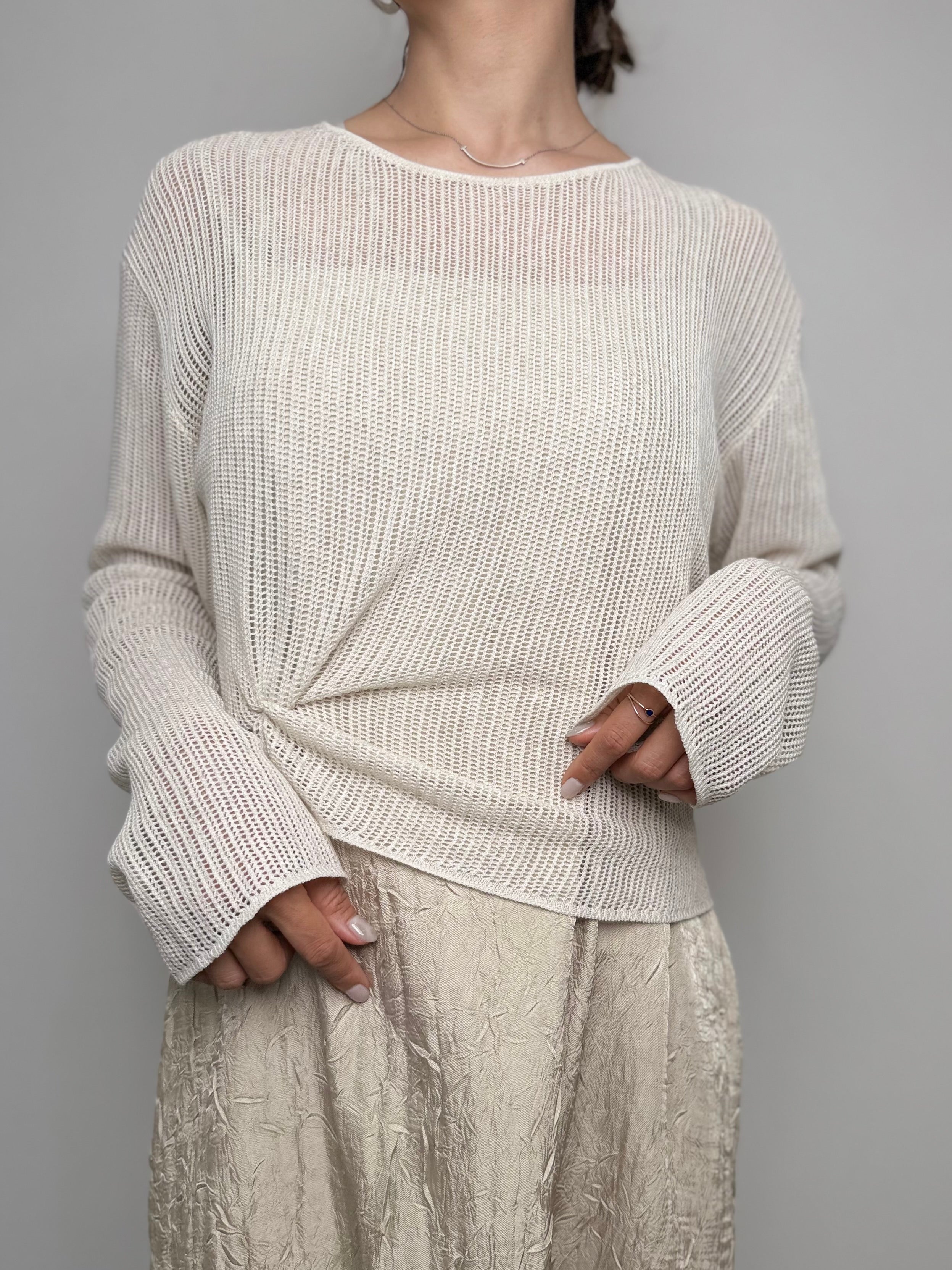 3WAY LAYERED SHEER KNIT