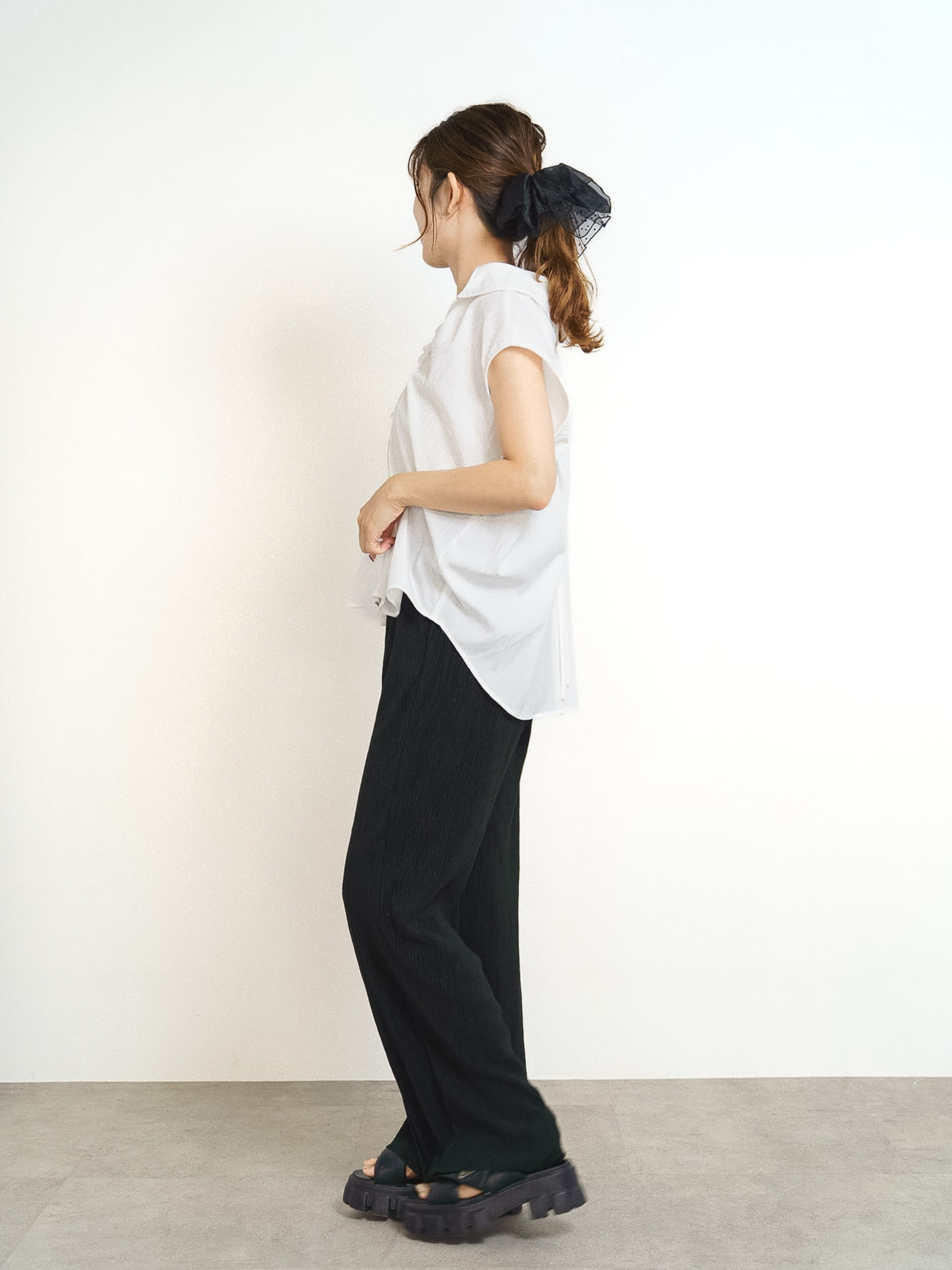 DRAWSTRING BLOUSE