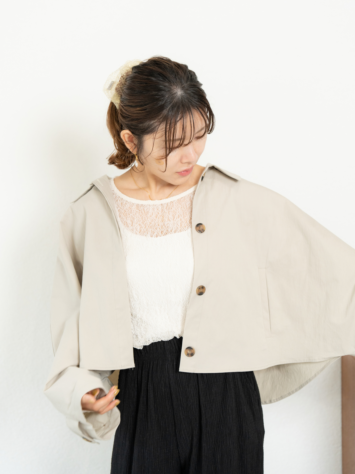 SHORT TRENCH COAT【9/25(金)〜 販売】