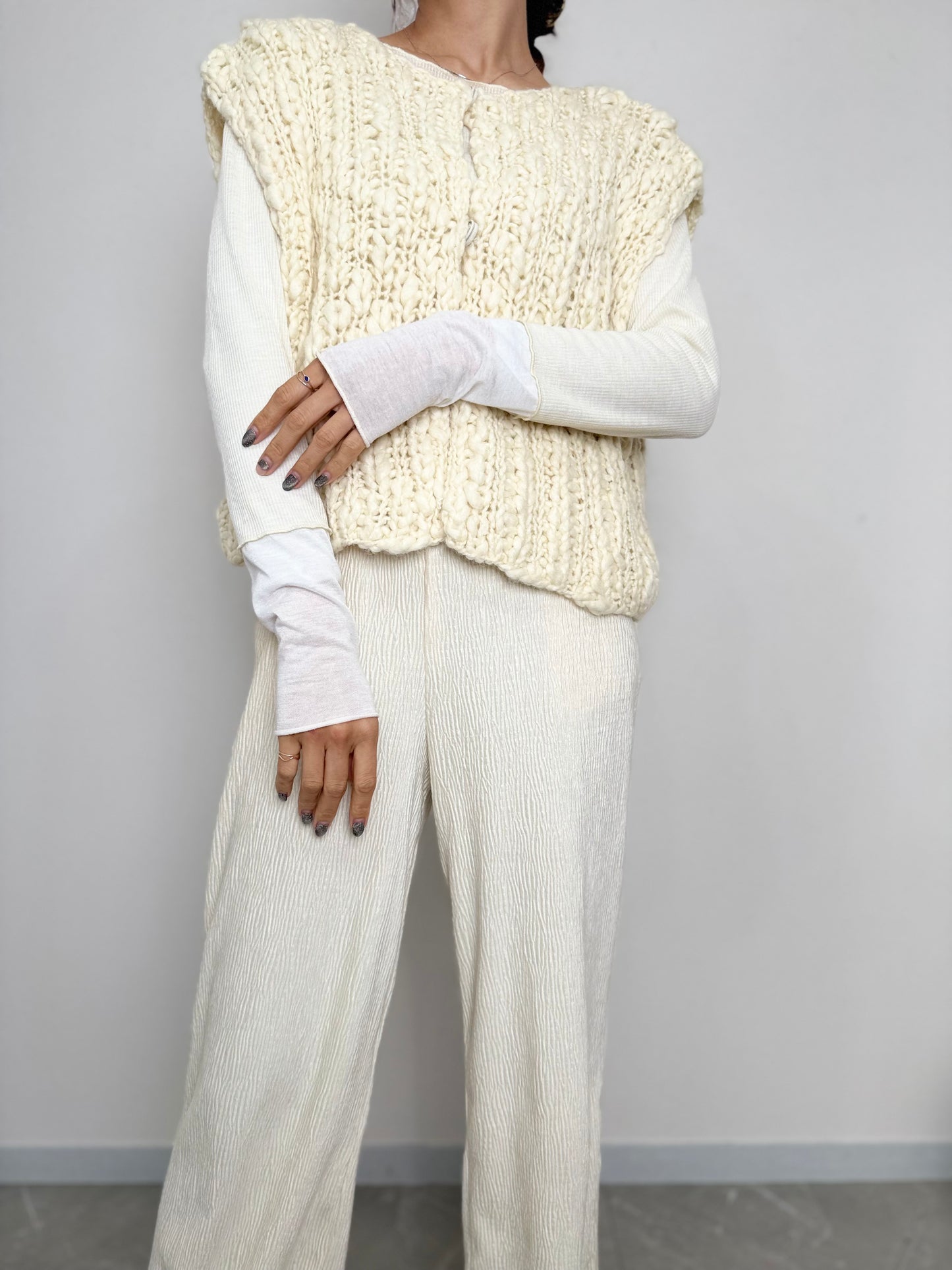 【NEW】ハンドニットベスト