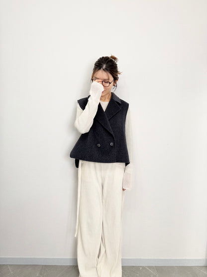 VEST DOCKING WOOL COAT