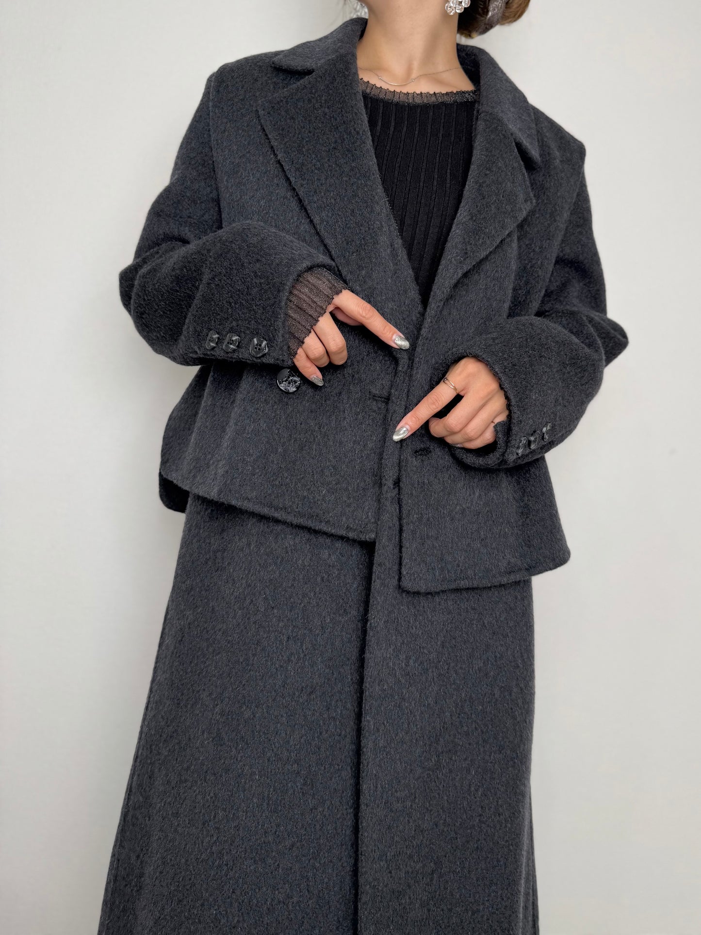 VEST DOCKING WOOL COAT