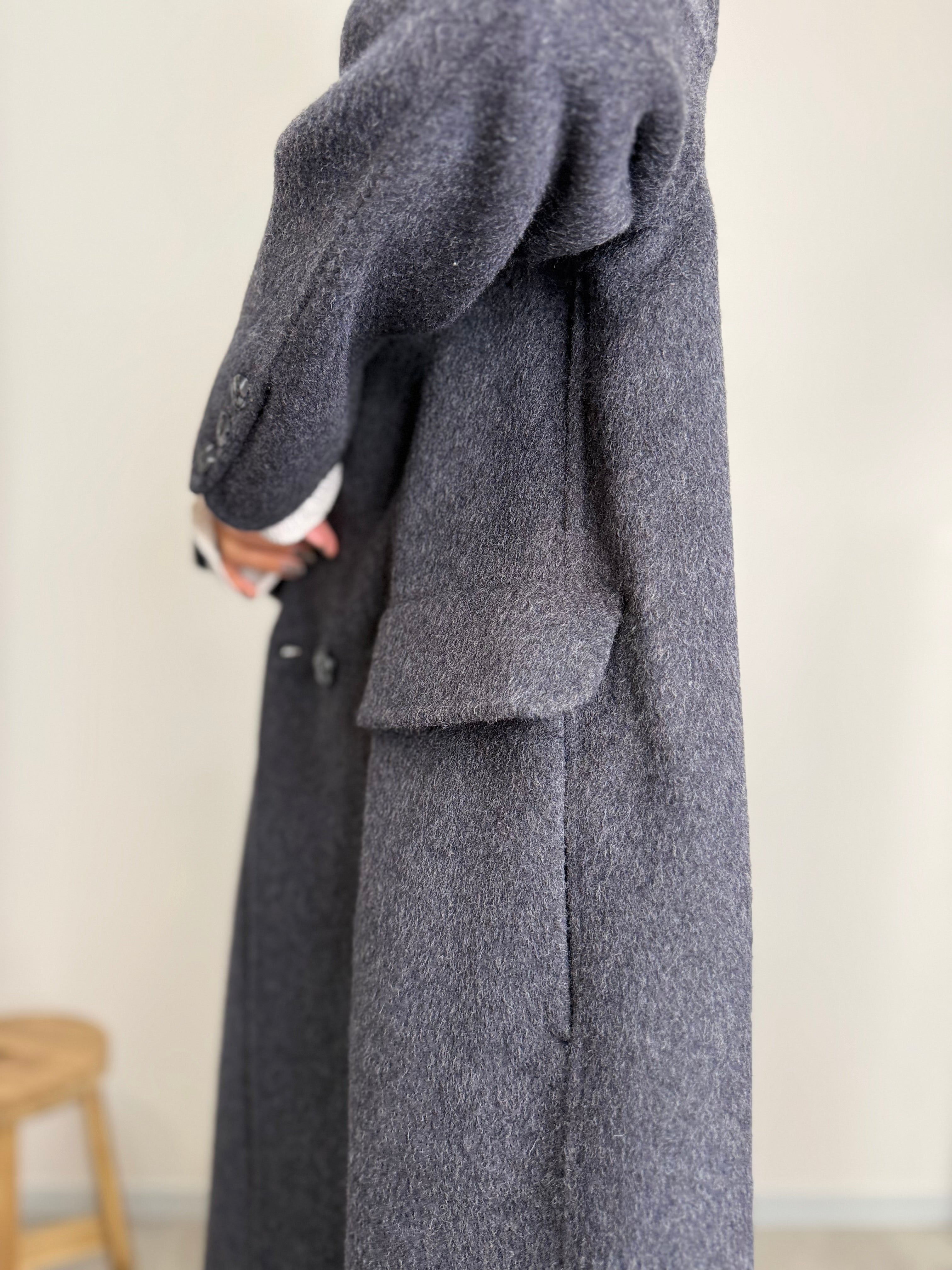 VEST DOCKING WOOL COAT