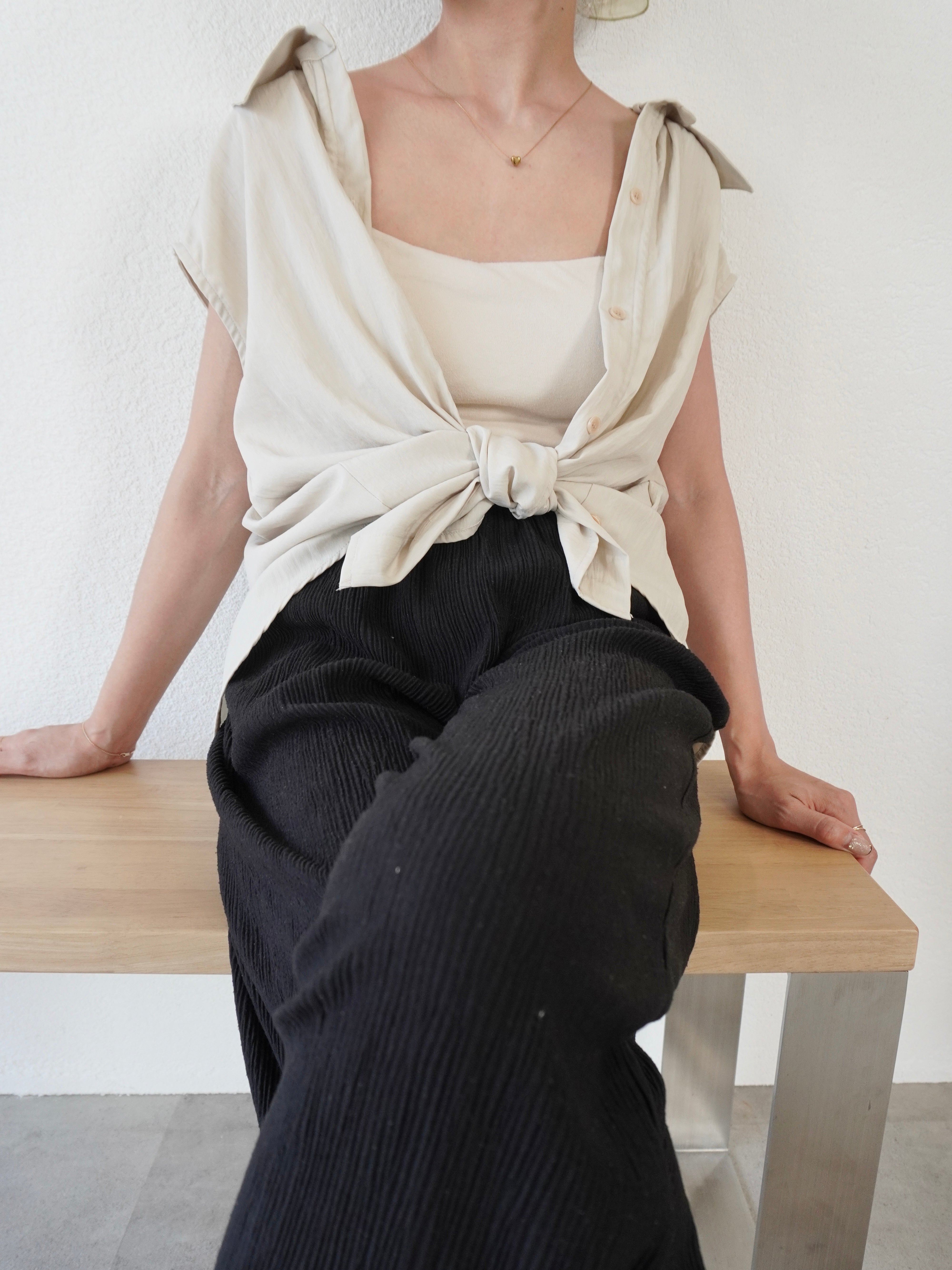 DRAWSTRING BLOUSE
