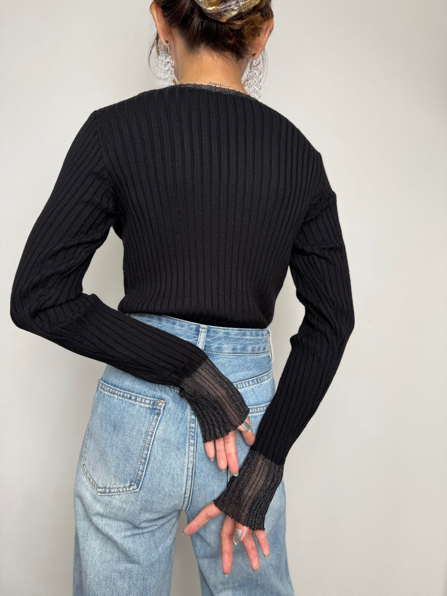 【NEW】ドッキングリブニット