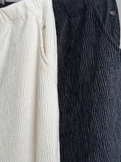 【NEW】ベロアライクストレートパンツ