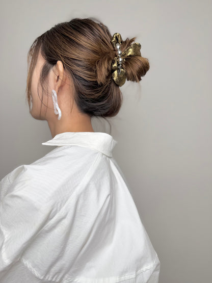 【先行販売】５連パールシュシュ