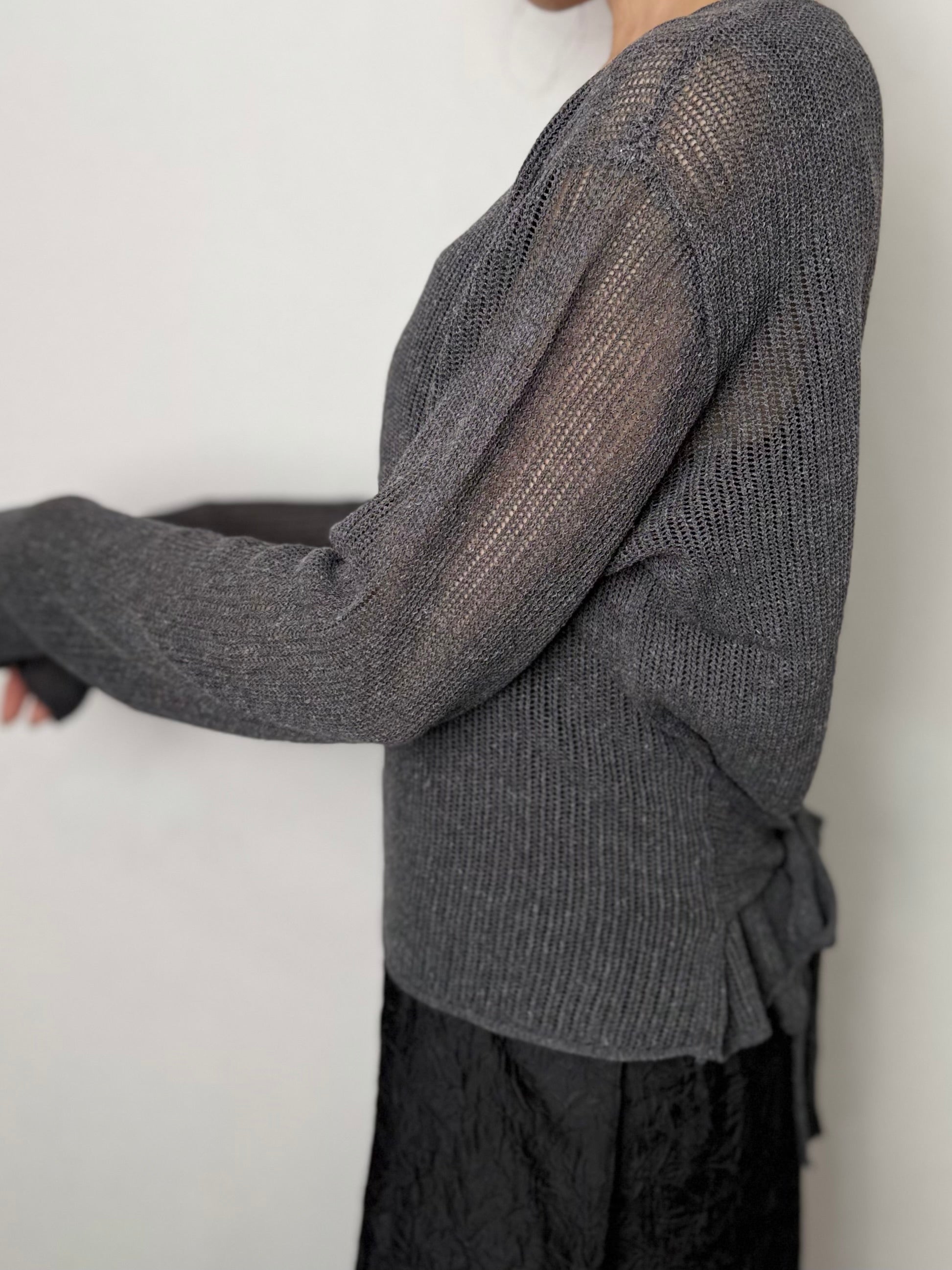 3WAY LAYERED SHEER KNIT