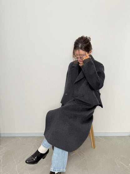 VEST DOCKING WOOL COAT