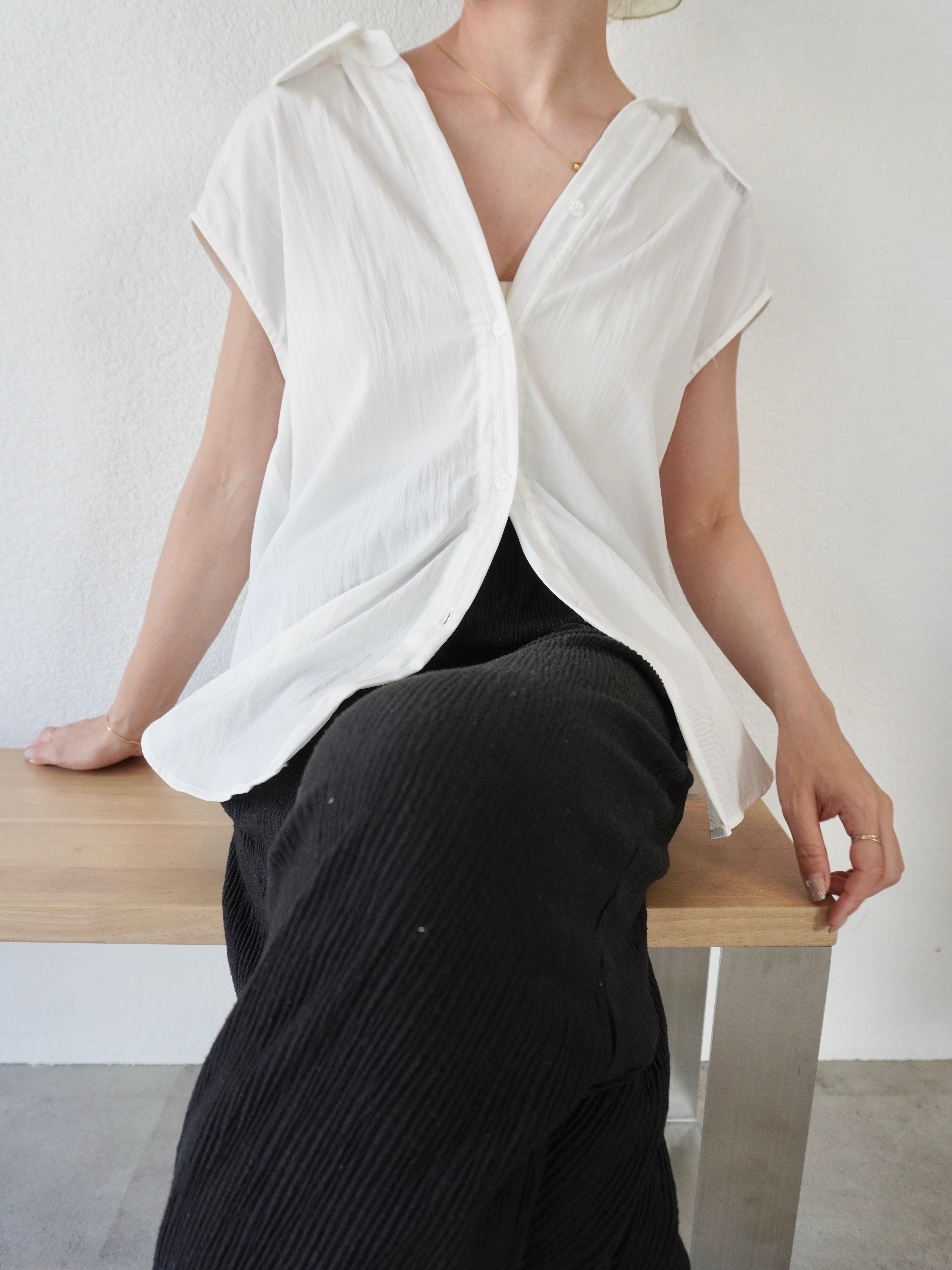 DRAWSTRING BLOUSE