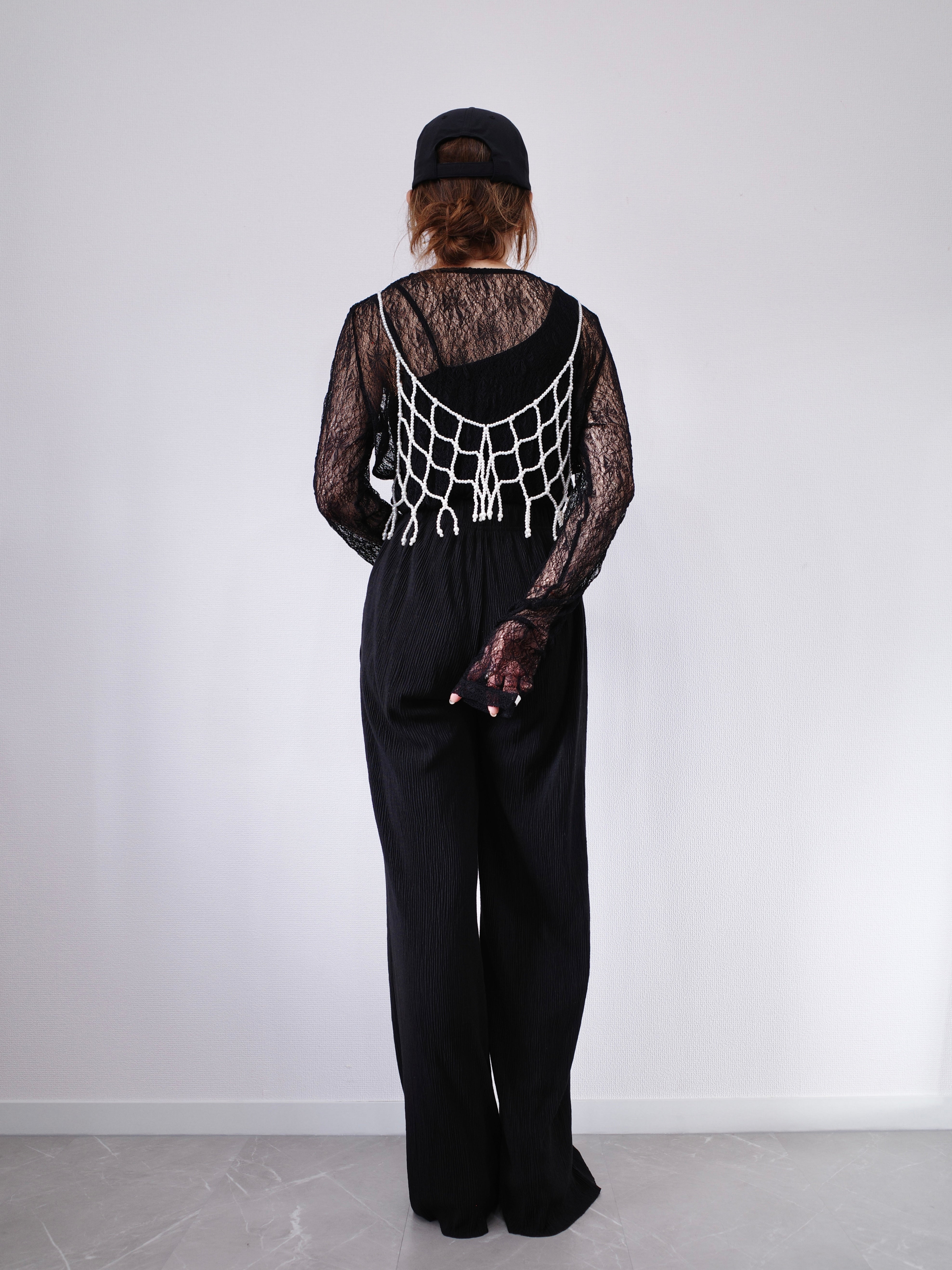 LIGHT TEXTURE STRAIGHT PANTS