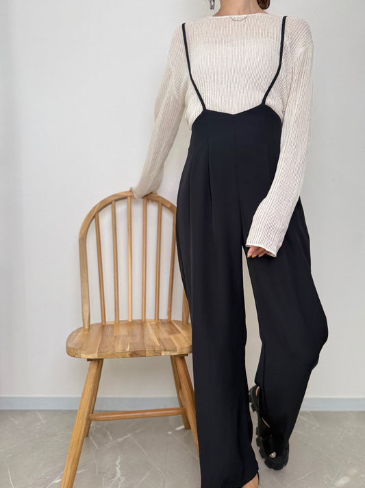 ハイウエストサロペット