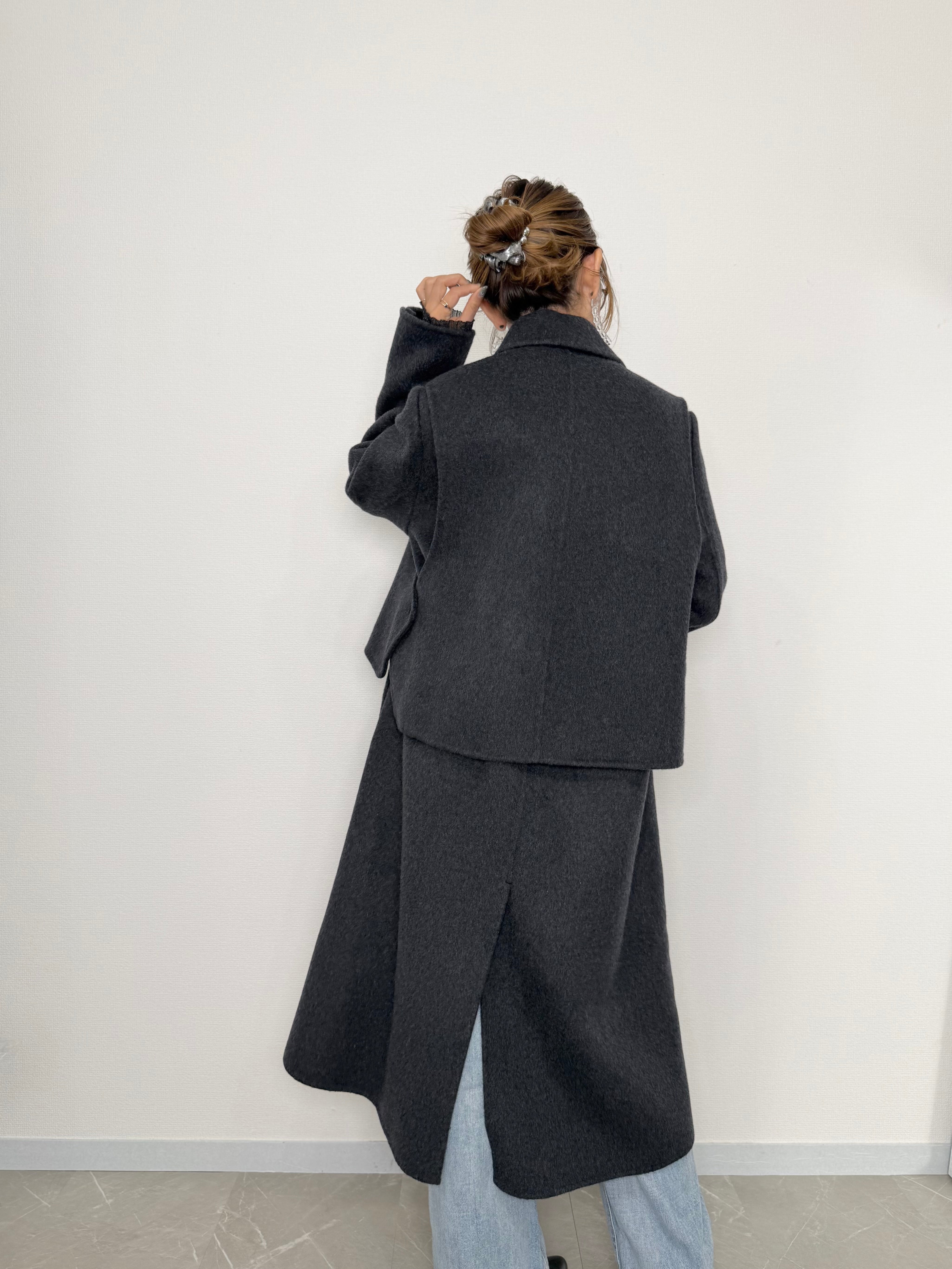 VEST DOCKING WOOL COAT