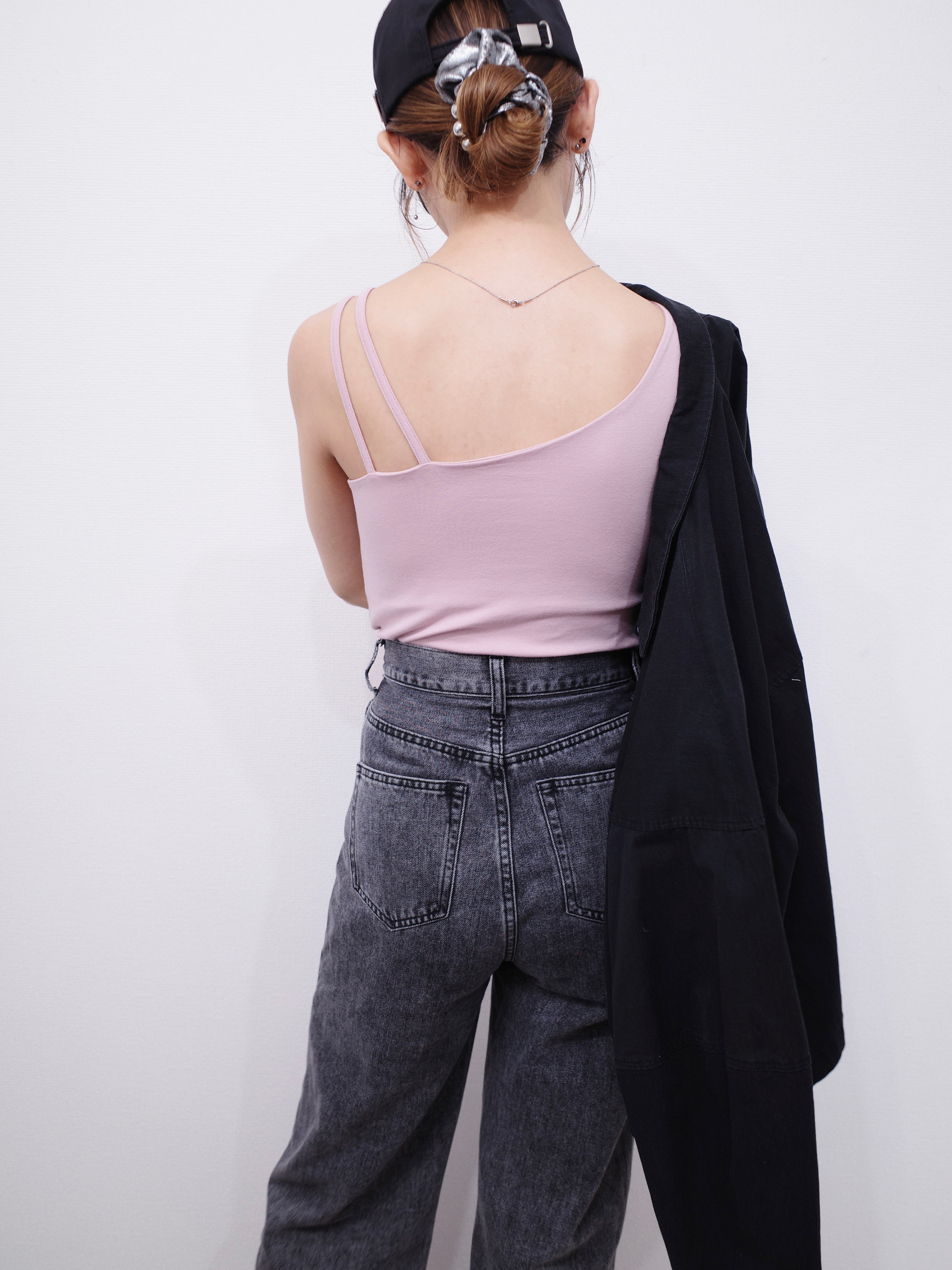 SOFT FIT ASYMMETRY BRA TOP