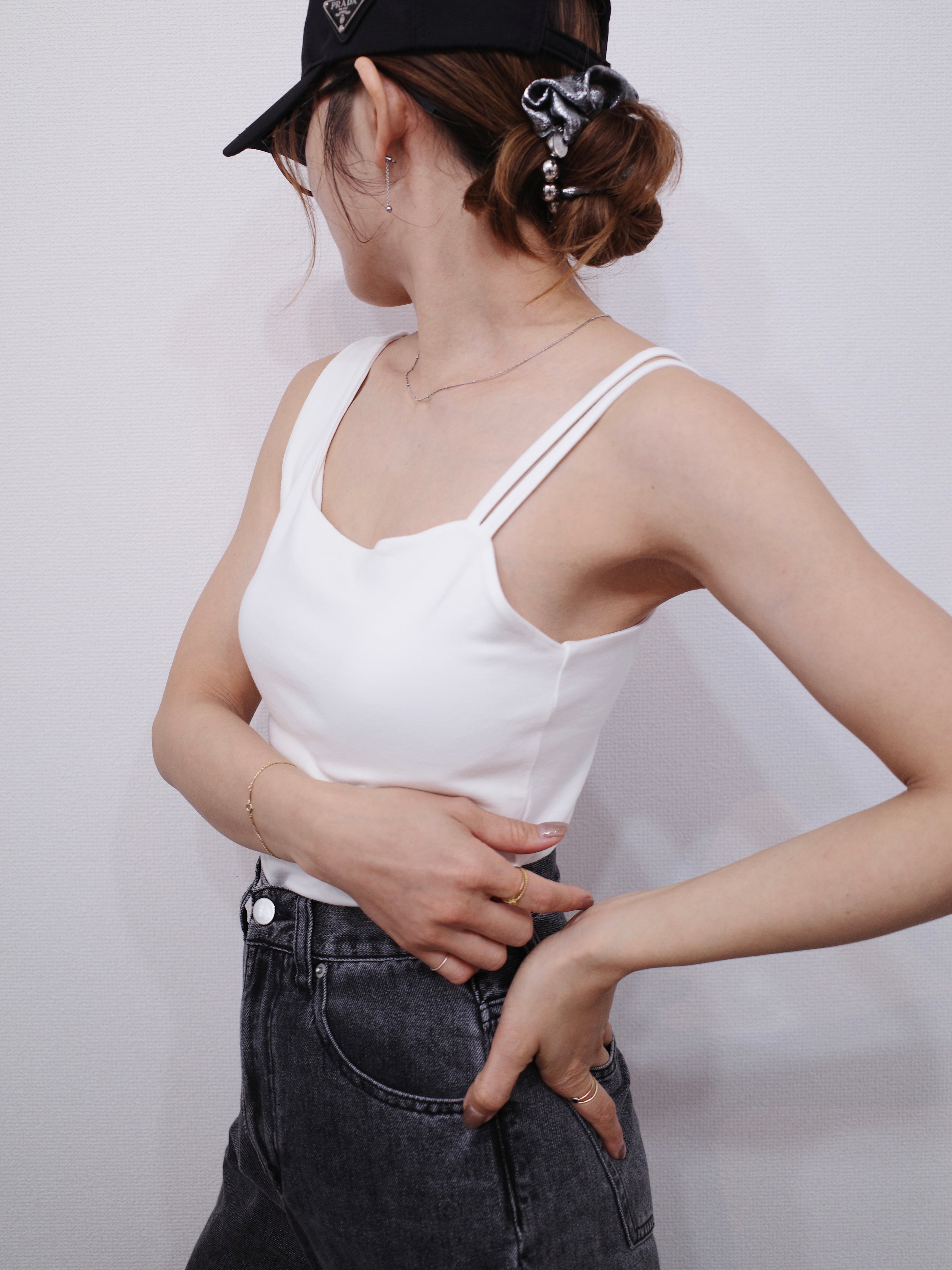 SOFT FIT ASYMMETRY BRA TOP