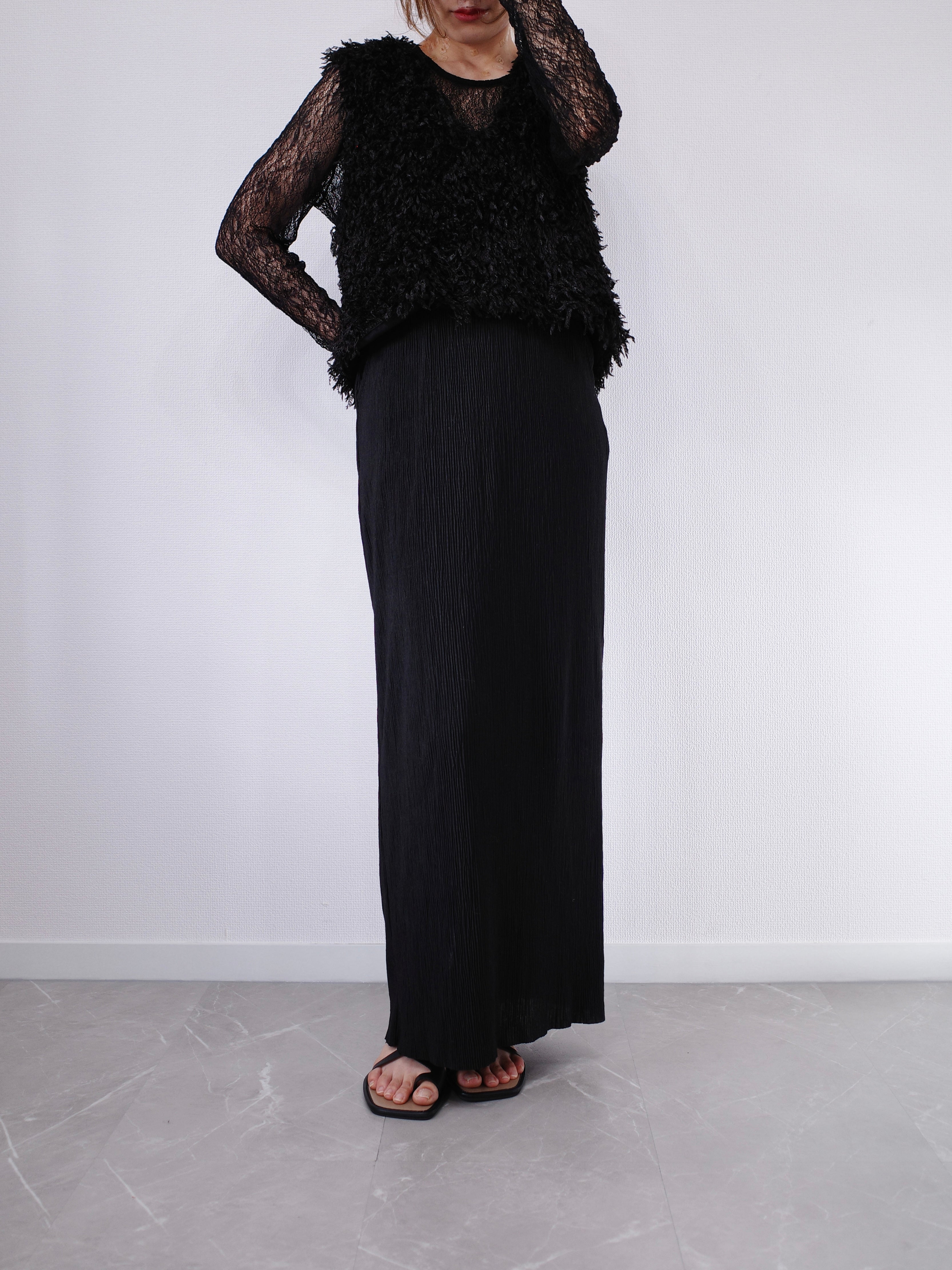 LIGHT TEXTURE PENCIL SKIRT