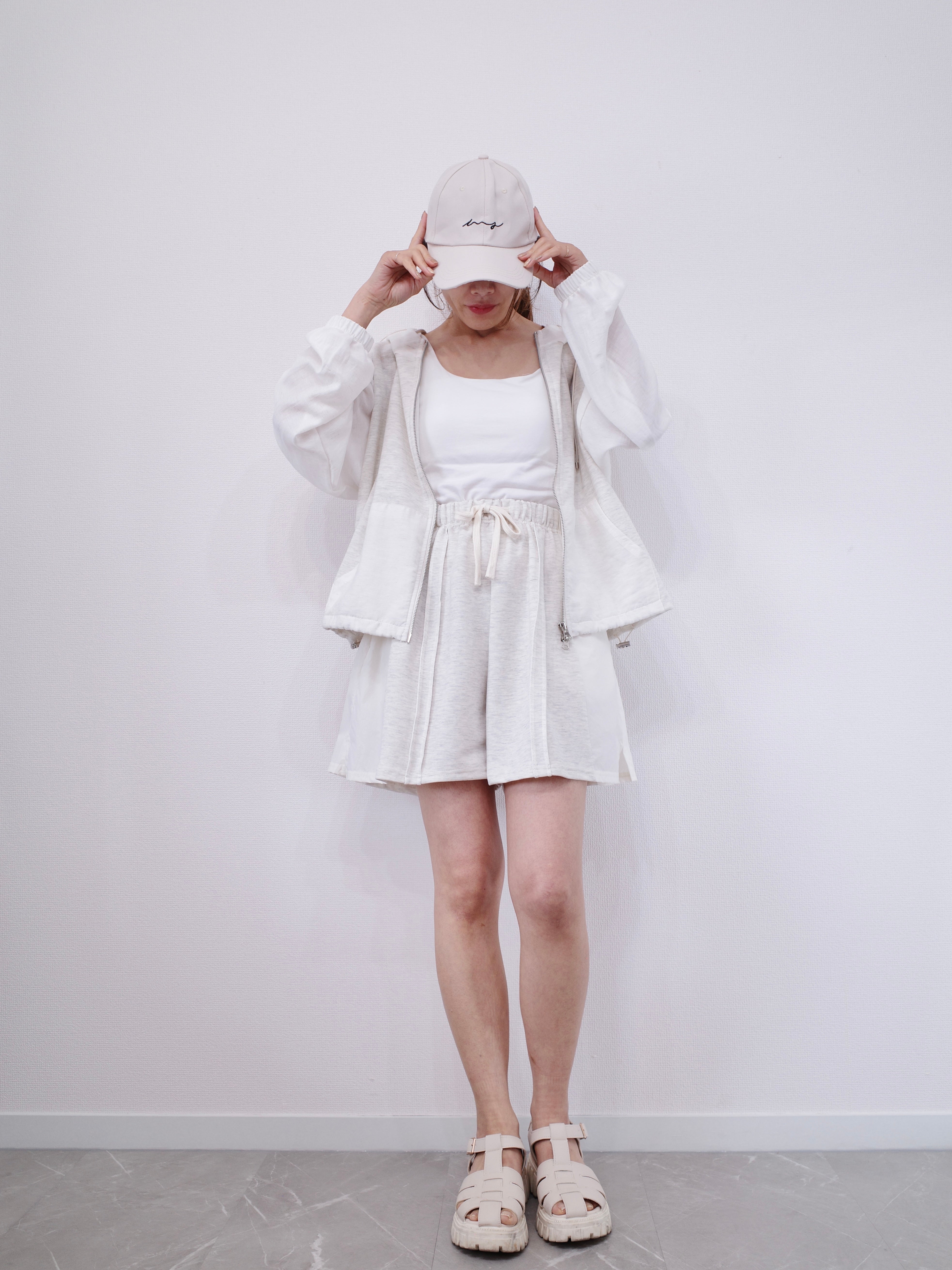 AIRY RELAX ZIP TOPS