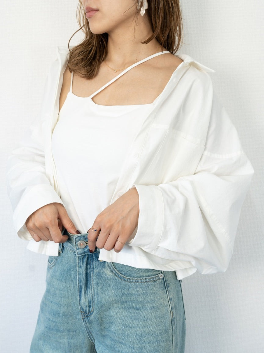 volumesleeve short shirt