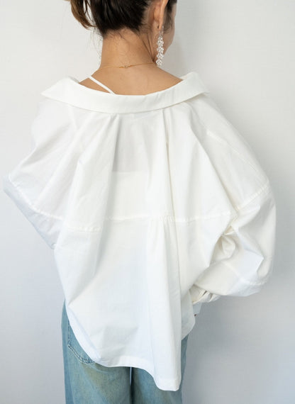 VOLUME SLEEVE SHORT SHIRT