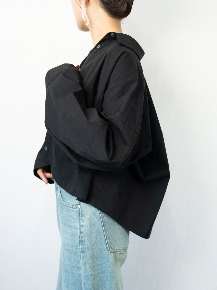 VOLUME SLEEVE SHORT SHIRT